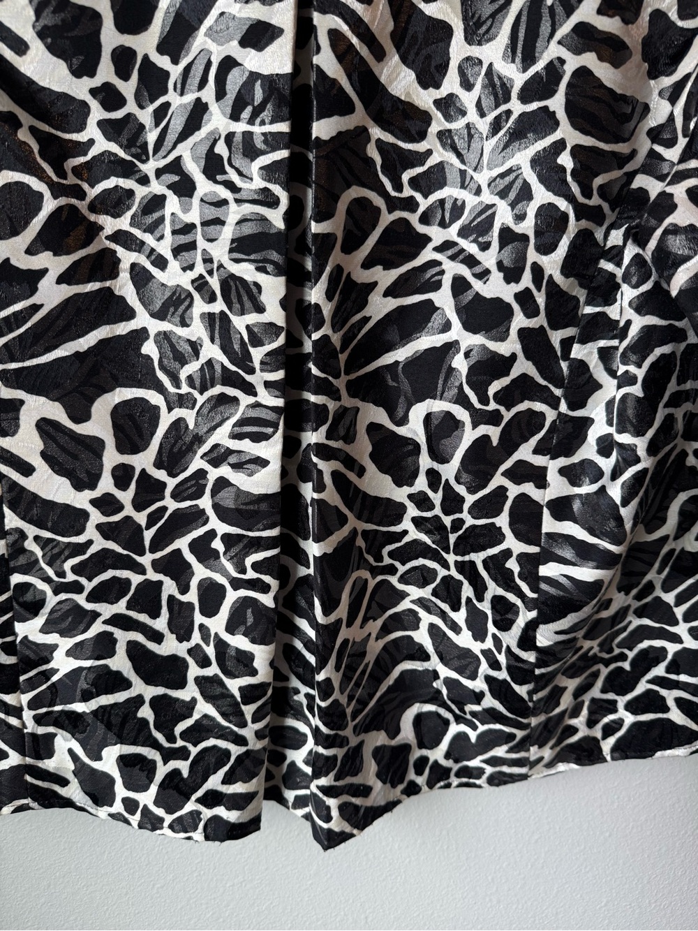 Chicos Black & White Animal Print Blazer - Picture 6 of 6